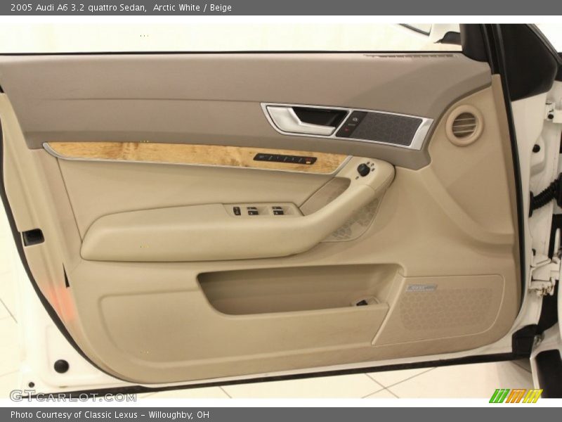 Arctic White / Beige 2005 Audi A6 3.2 quattro Sedan