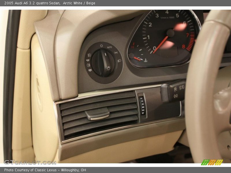 Arctic White / Beige 2005 Audi A6 3.2 quattro Sedan