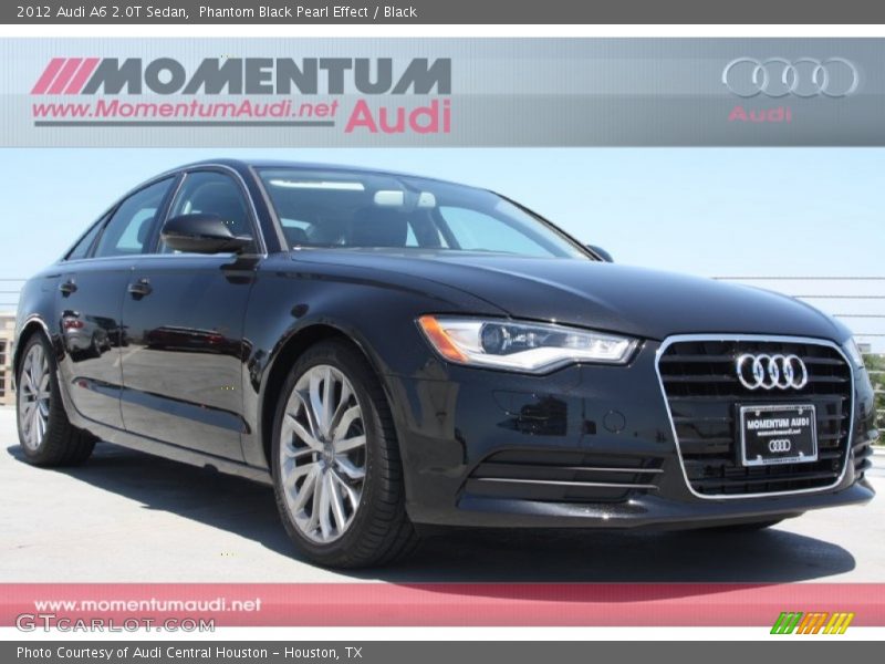 Phantom Black Pearl Effect / Black 2012 Audi A6 2.0T Sedan