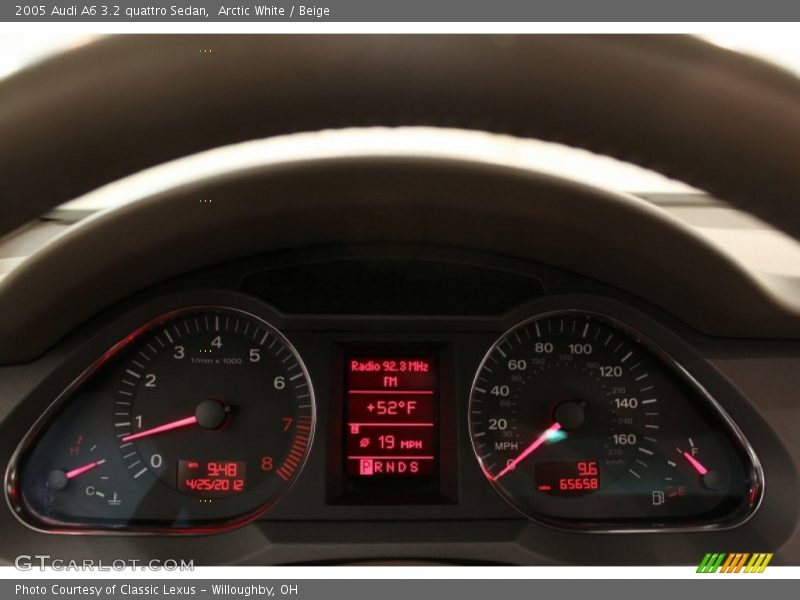 Arctic White / Beige 2005 Audi A6 3.2 quattro Sedan