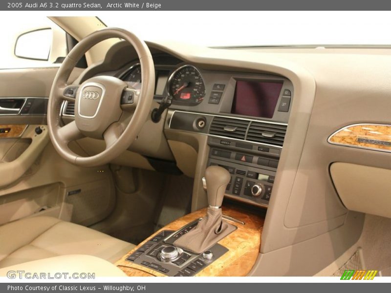 Arctic White / Beige 2005 Audi A6 3.2 quattro Sedan