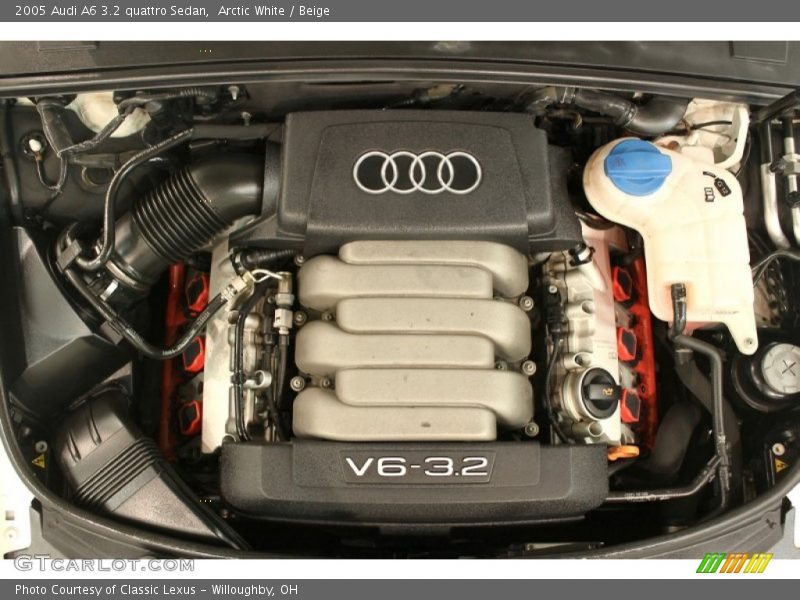 Arctic White / Beige 2005 Audi A6 3.2 quattro Sedan
