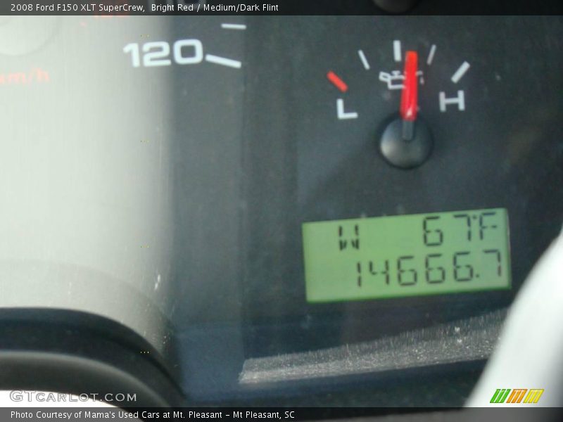 Bright Red / Medium/Dark Flint 2008 Ford F150 XLT SuperCrew