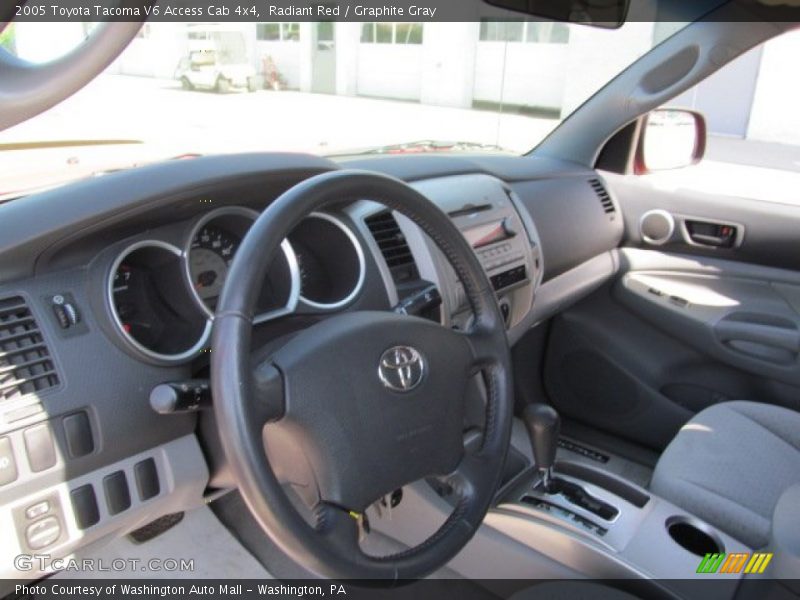 Radiant Red / Graphite Gray 2005 Toyota Tacoma V6 Access Cab 4x4
