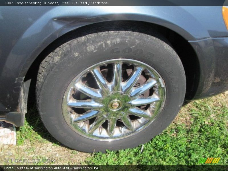 Steel Blue Pearl / Sandstone 2002 Chrysler Sebring LXi Sedan