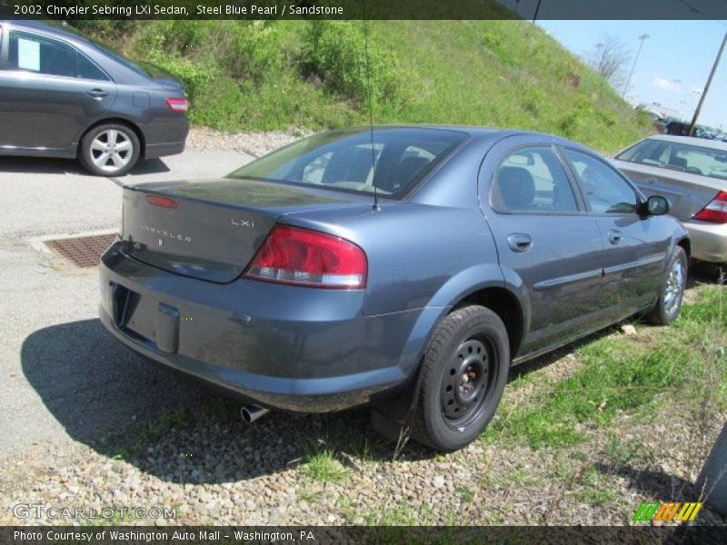 Steel Blue Pearl / Sandstone 2002 Chrysler Sebring LXi Sedan