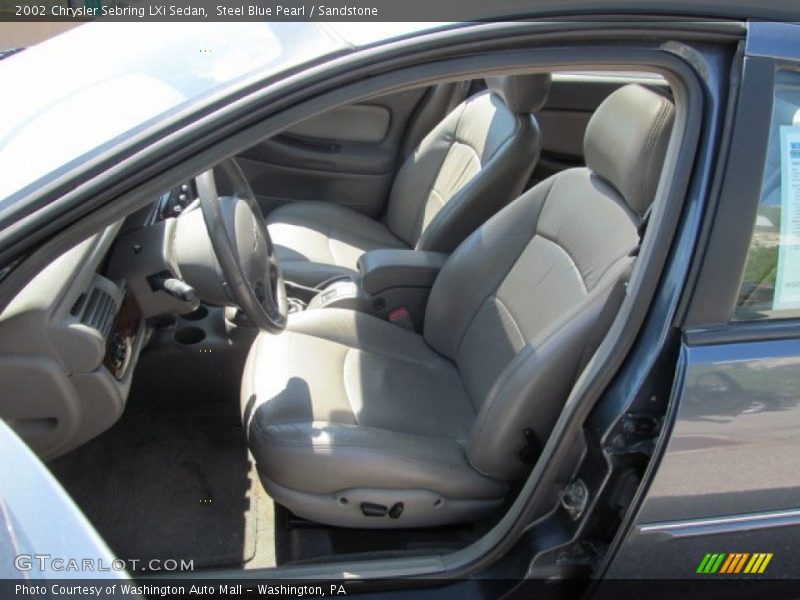Steel Blue Pearl / Sandstone 2002 Chrysler Sebring LXi Sedan