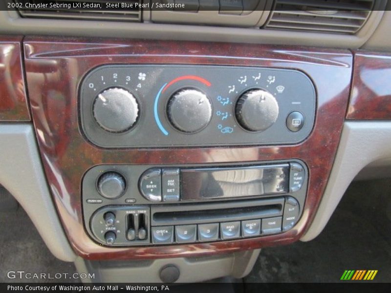 Steel Blue Pearl / Sandstone 2002 Chrysler Sebring LXi Sedan
