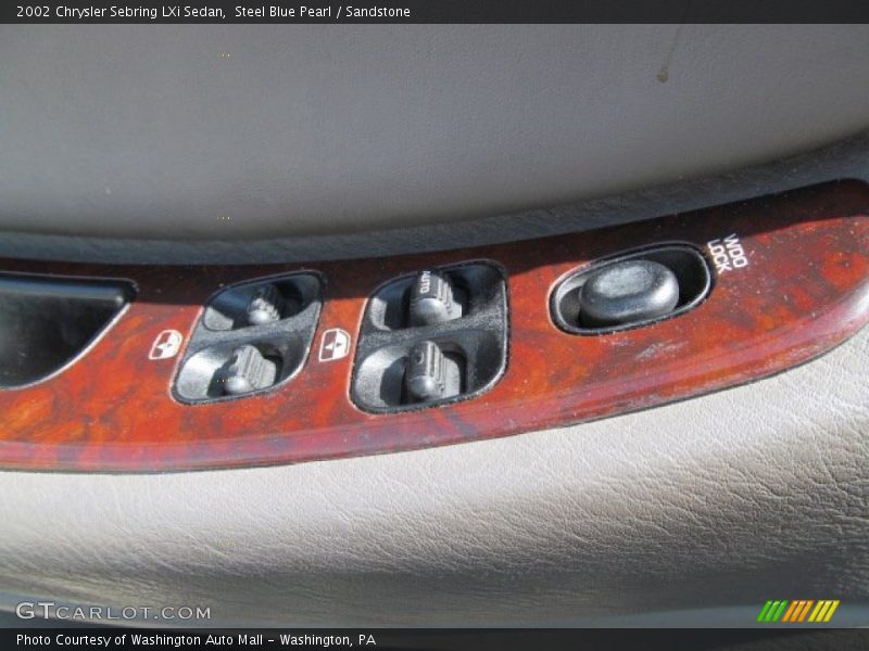 Steel Blue Pearl / Sandstone 2002 Chrysler Sebring LXi Sedan