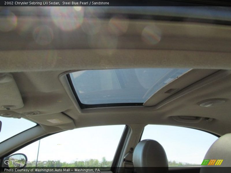 Steel Blue Pearl / Sandstone 2002 Chrysler Sebring LXi Sedan