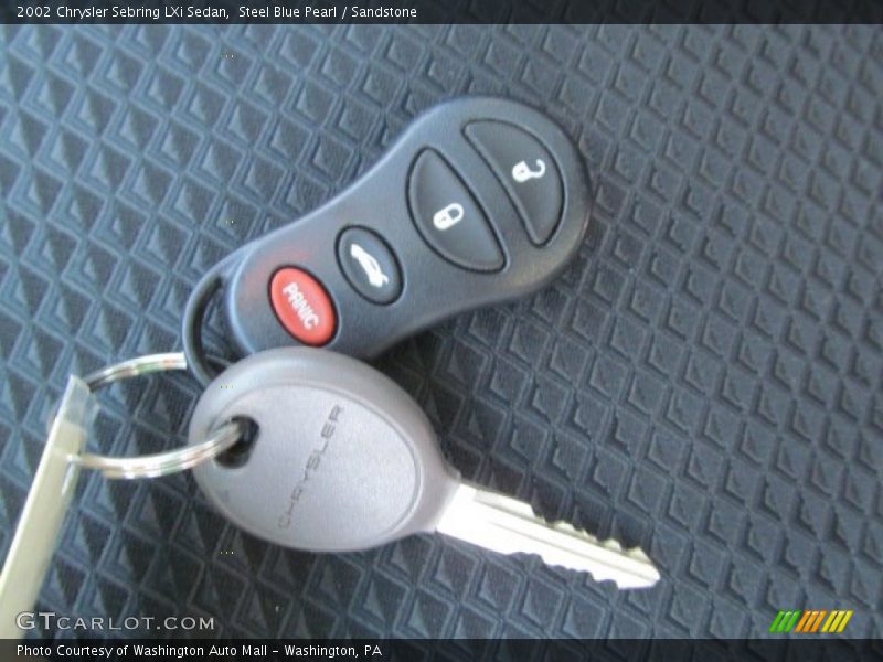 Steel Blue Pearl / Sandstone 2002 Chrysler Sebring LXi Sedan