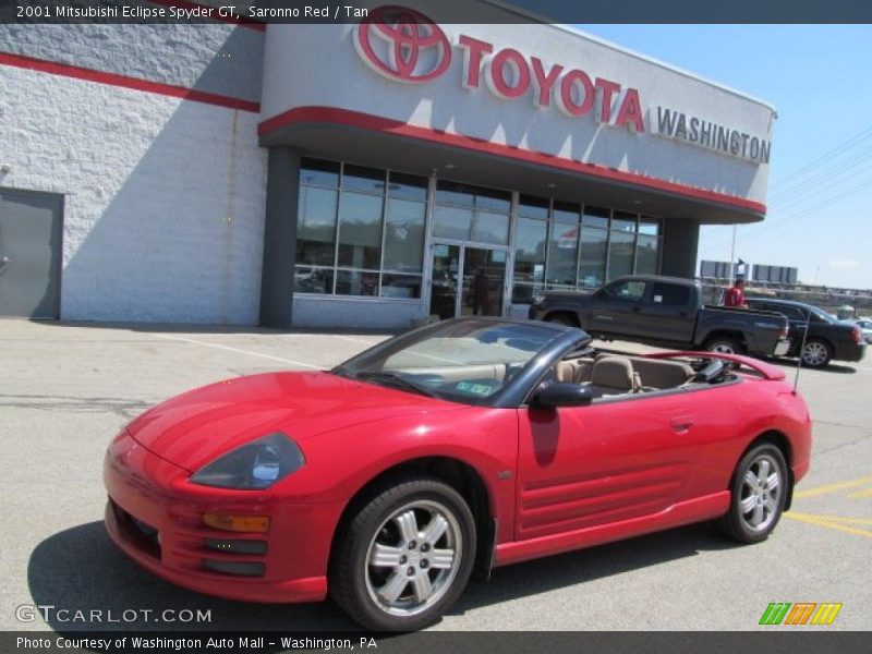 Saronno Red / Tan 2001 Mitsubishi Eclipse Spyder GT