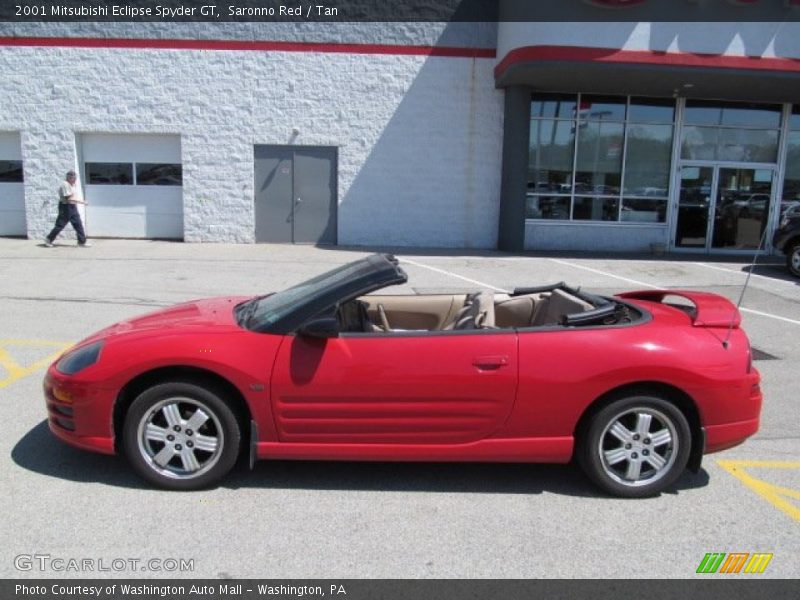 Saronno Red / Tan 2001 Mitsubishi Eclipse Spyder GT