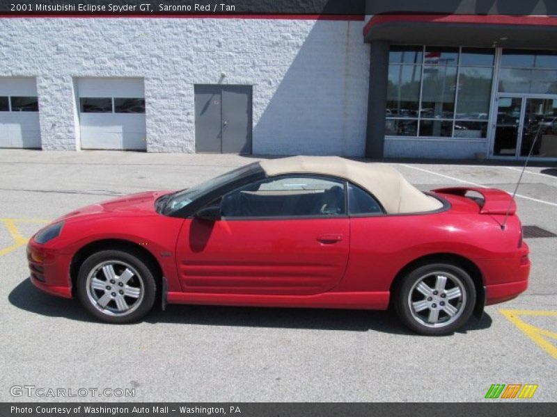 Saronno Red / Tan 2001 Mitsubishi Eclipse Spyder GT
