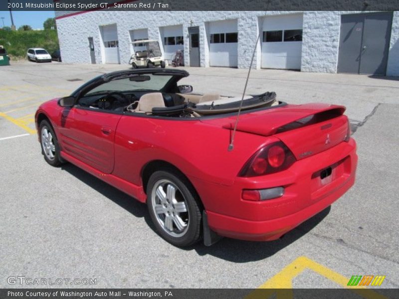 Saronno Red / Tan 2001 Mitsubishi Eclipse Spyder GT