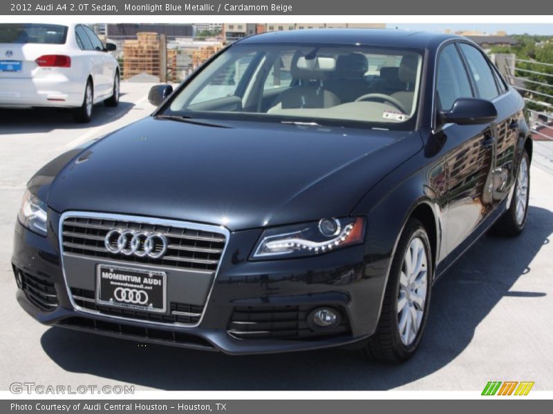 Moonlight Blue Metallic / Cardamom Beige 2012 Audi A4 2.0T Sedan