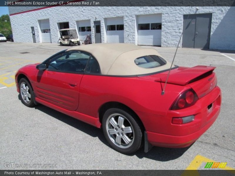 Saronno Red / Tan 2001 Mitsubishi Eclipse Spyder GT