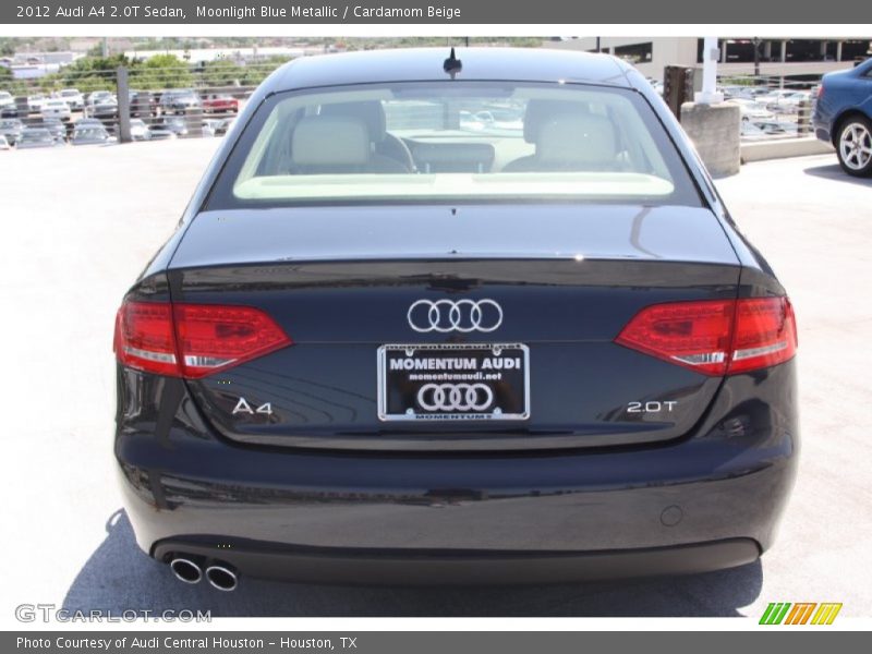 Moonlight Blue Metallic / Cardamom Beige 2012 Audi A4 2.0T Sedan