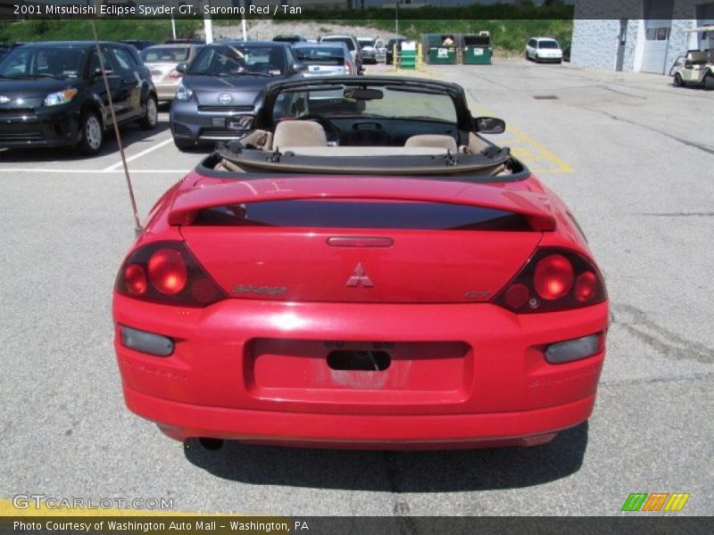 Saronno Red / Tan 2001 Mitsubishi Eclipse Spyder GT