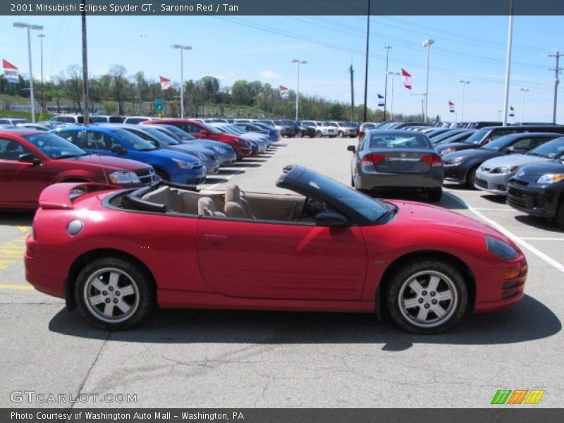 Saronno Red / Tan 2001 Mitsubishi Eclipse Spyder GT