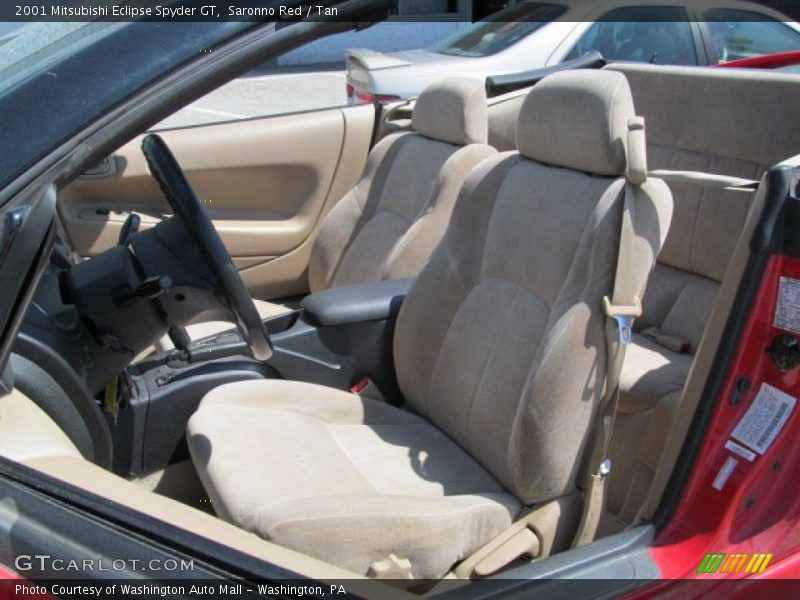 Saronno Red / Tan 2001 Mitsubishi Eclipse Spyder GT