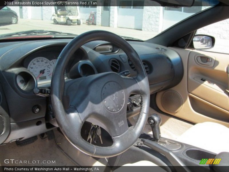 Saronno Red / Tan 2001 Mitsubishi Eclipse Spyder GT