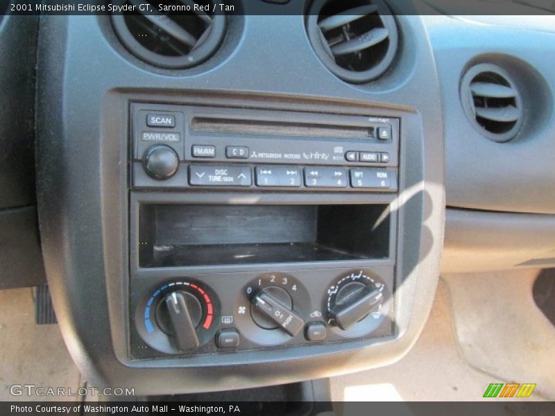 Saronno Red / Tan 2001 Mitsubishi Eclipse Spyder GT