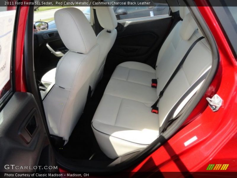 Rear Seat of 2011 Fiesta SEL Sedan