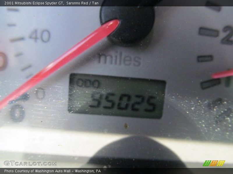 Saronno Red / Tan 2001 Mitsubishi Eclipse Spyder GT