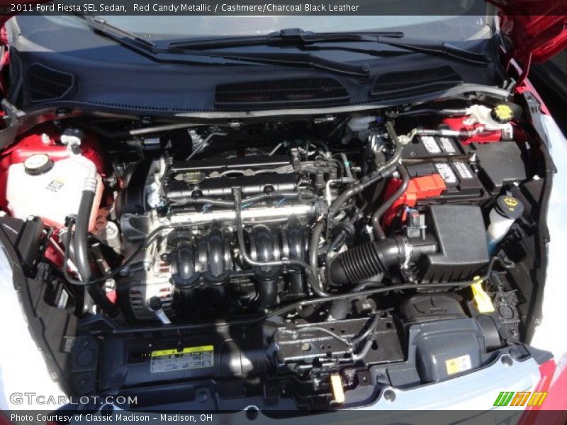  2011 Fiesta SEL Sedan Engine - 1.6 Liter DOHC 16-Valve Ti-VCT Duratec 4 Cylinder