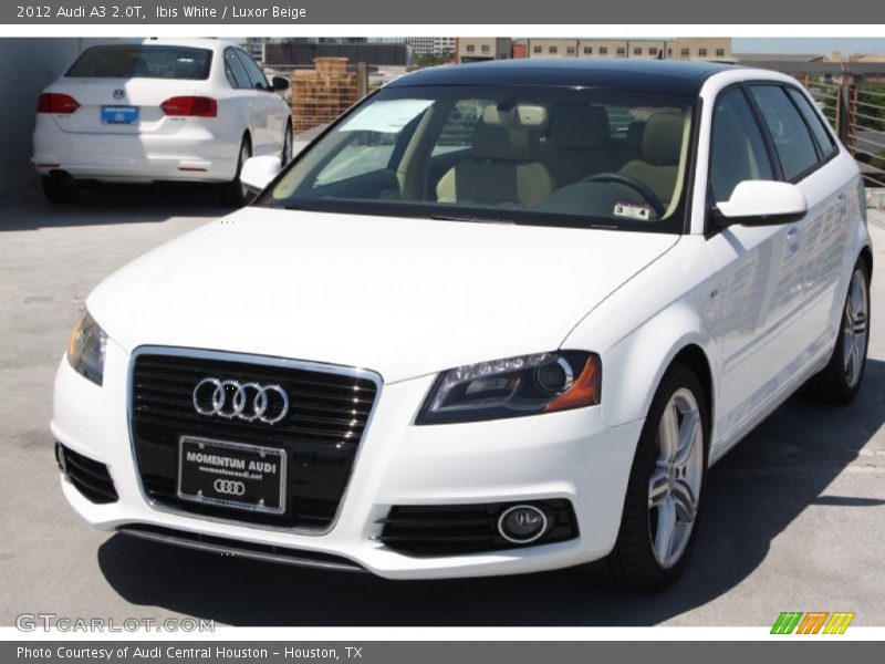 Ibis White / Luxor Beige 2012 Audi A3 2.0T