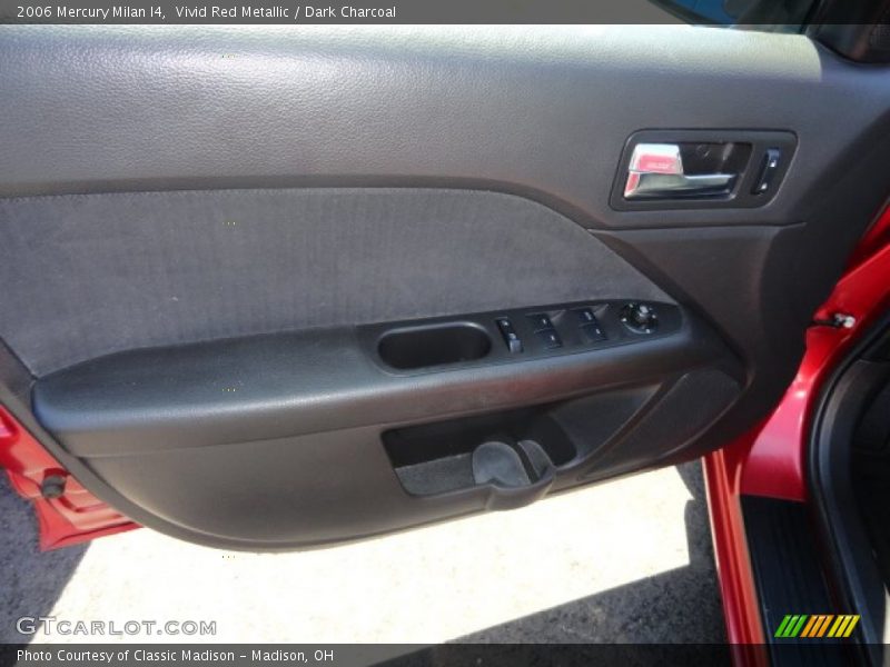 Vivid Red Metallic / Dark Charcoal 2006 Mercury Milan I4