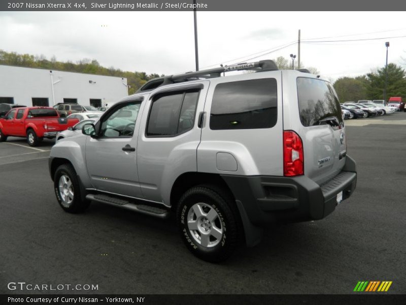 Silver Lightning Metallic / Steel/Graphite 2007 Nissan Xterra X 4x4