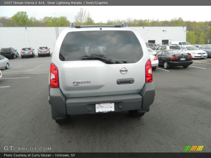 Silver Lightning Metallic / Steel/Graphite 2007 Nissan Xterra X 4x4