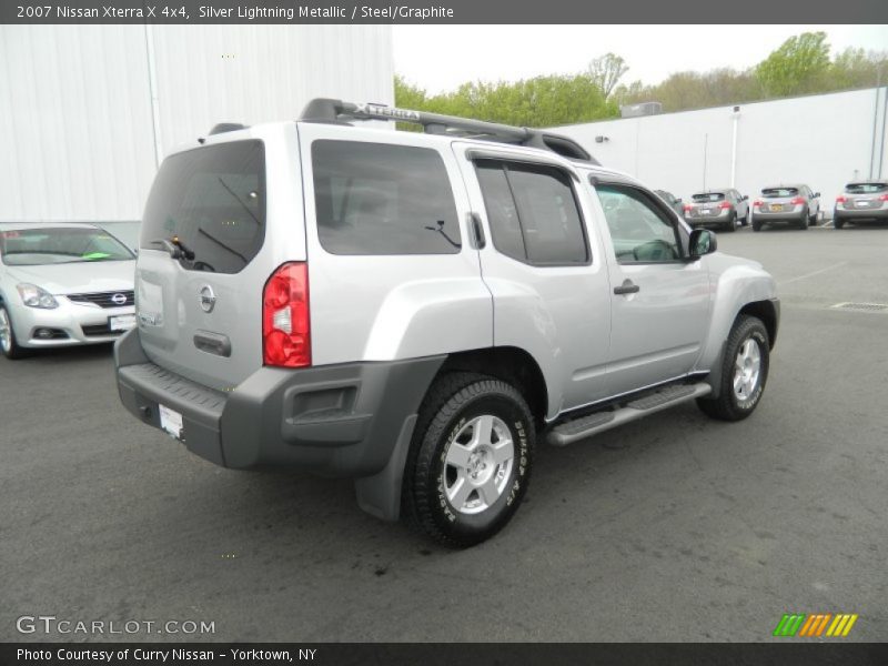 Silver Lightning Metallic / Steel/Graphite 2007 Nissan Xterra X 4x4