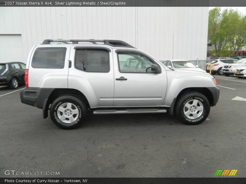 Silver Lightning Metallic / Steel/Graphite 2007 Nissan Xterra X 4x4