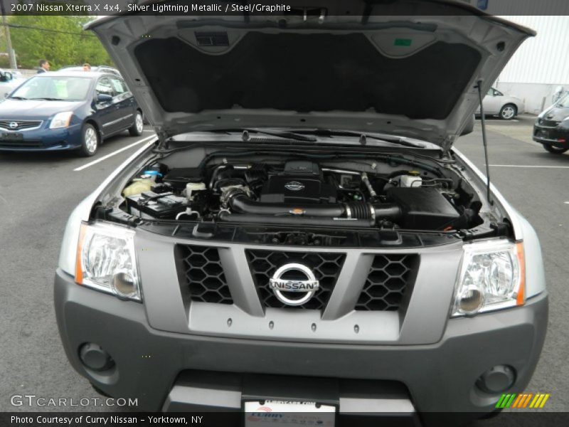 Silver Lightning Metallic / Steel/Graphite 2007 Nissan Xterra X 4x4