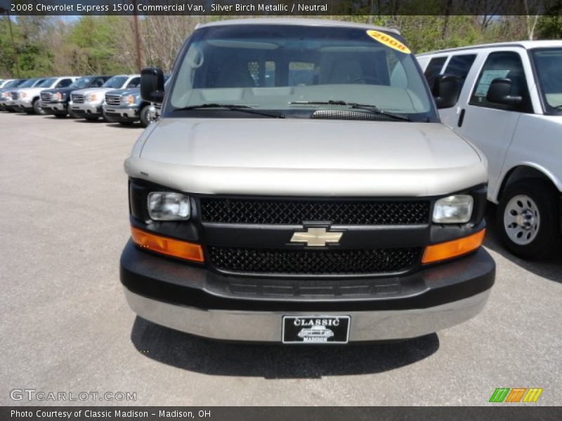 Silver Birch Metallic / Neutral 2008 Chevrolet Express 1500 Commercial Van
