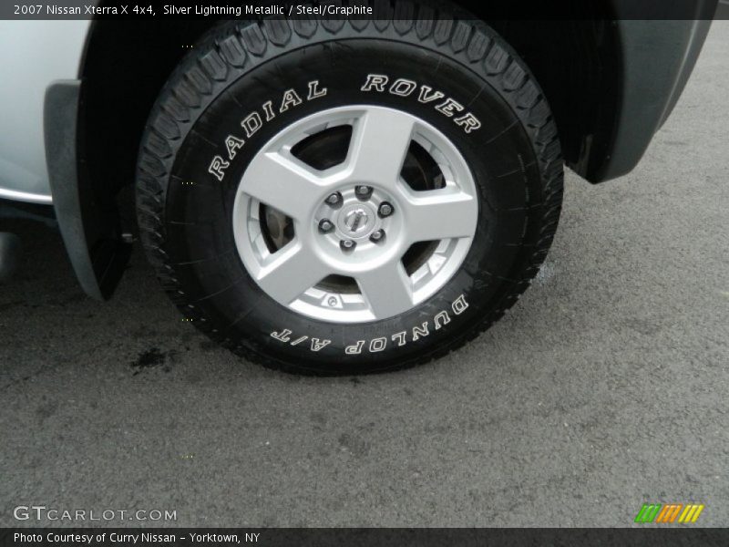 Silver Lightning Metallic / Steel/Graphite 2007 Nissan Xterra X 4x4