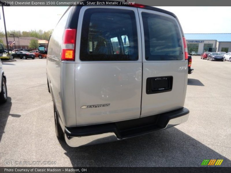 Silver Birch Metallic / Neutral 2008 Chevrolet Express 1500 Commercial Van