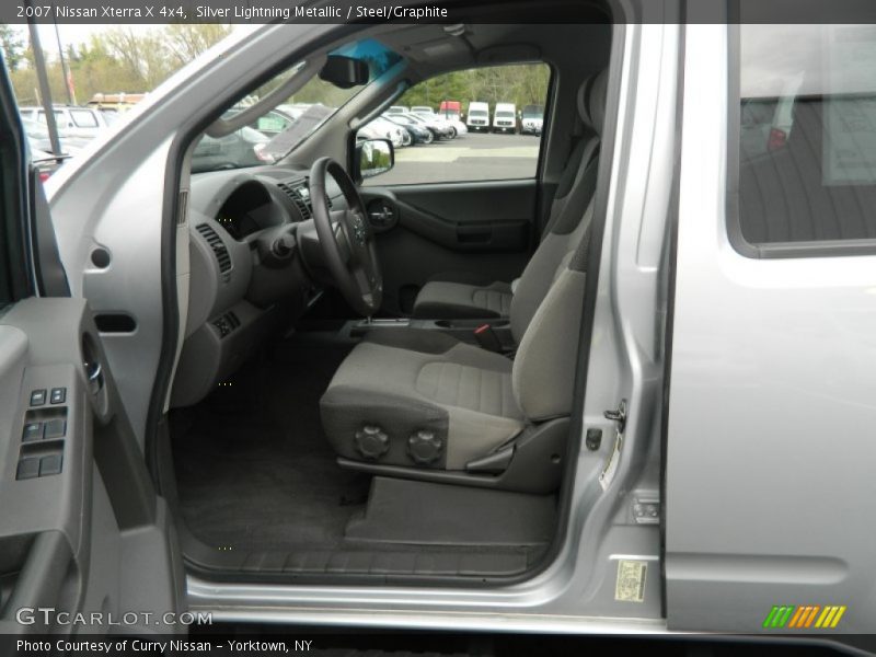 Silver Lightning Metallic / Steel/Graphite 2007 Nissan Xterra X 4x4