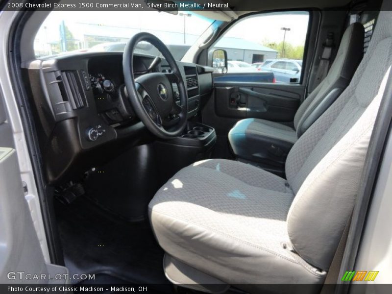 Silver Birch Metallic / Neutral 2008 Chevrolet Express 1500 Commercial Van