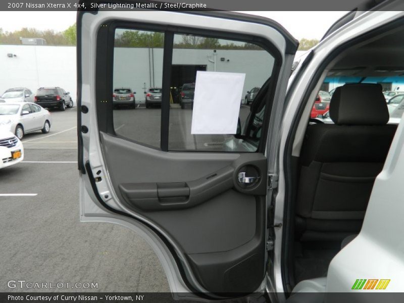 Silver Lightning Metallic / Steel/Graphite 2007 Nissan Xterra X 4x4