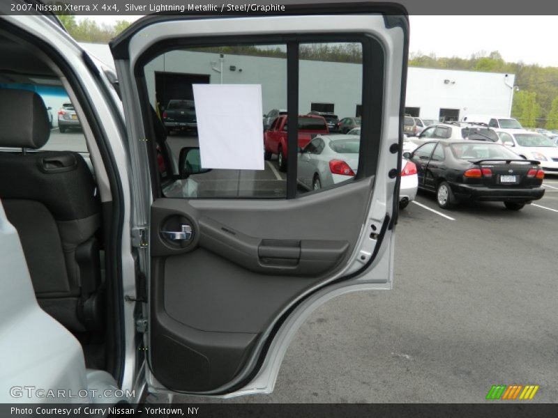 Silver Lightning Metallic / Steel/Graphite 2007 Nissan Xterra X 4x4