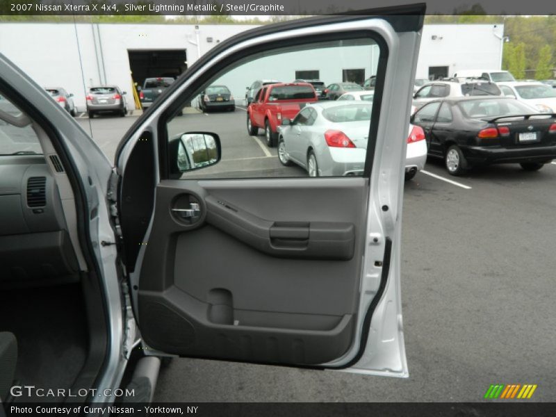 Silver Lightning Metallic / Steel/Graphite 2007 Nissan Xterra X 4x4