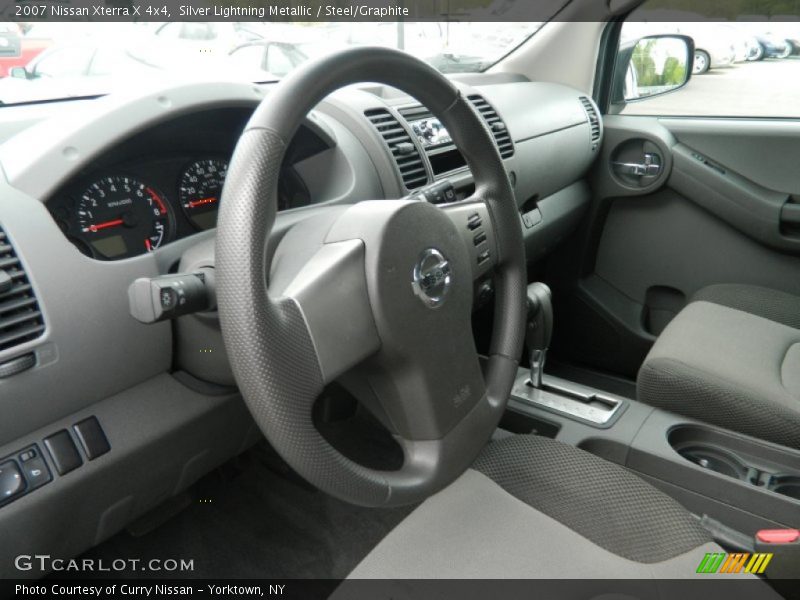 Silver Lightning Metallic / Steel/Graphite 2007 Nissan Xterra X 4x4