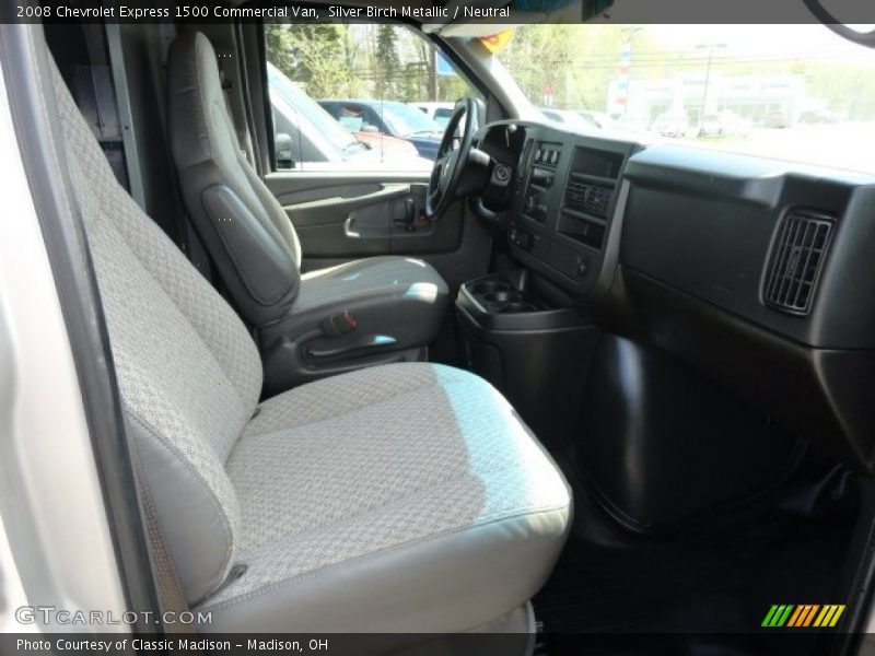 Silver Birch Metallic / Neutral 2008 Chevrolet Express 1500 Commercial Van