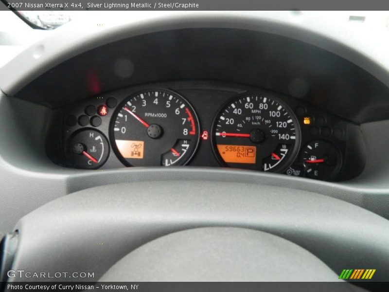 Silver Lightning Metallic / Steel/Graphite 2007 Nissan Xterra X 4x4