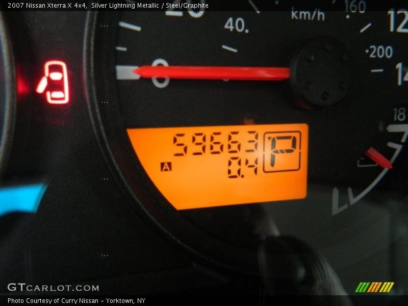 Silver Lightning Metallic / Steel/Graphite 2007 Nissan Xterra X 4x4