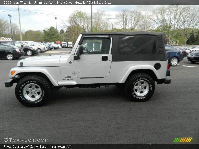 Bright Silver Metallic / Dark Slate Gray 2006 Jeep Wrangler Unlimited 4x4